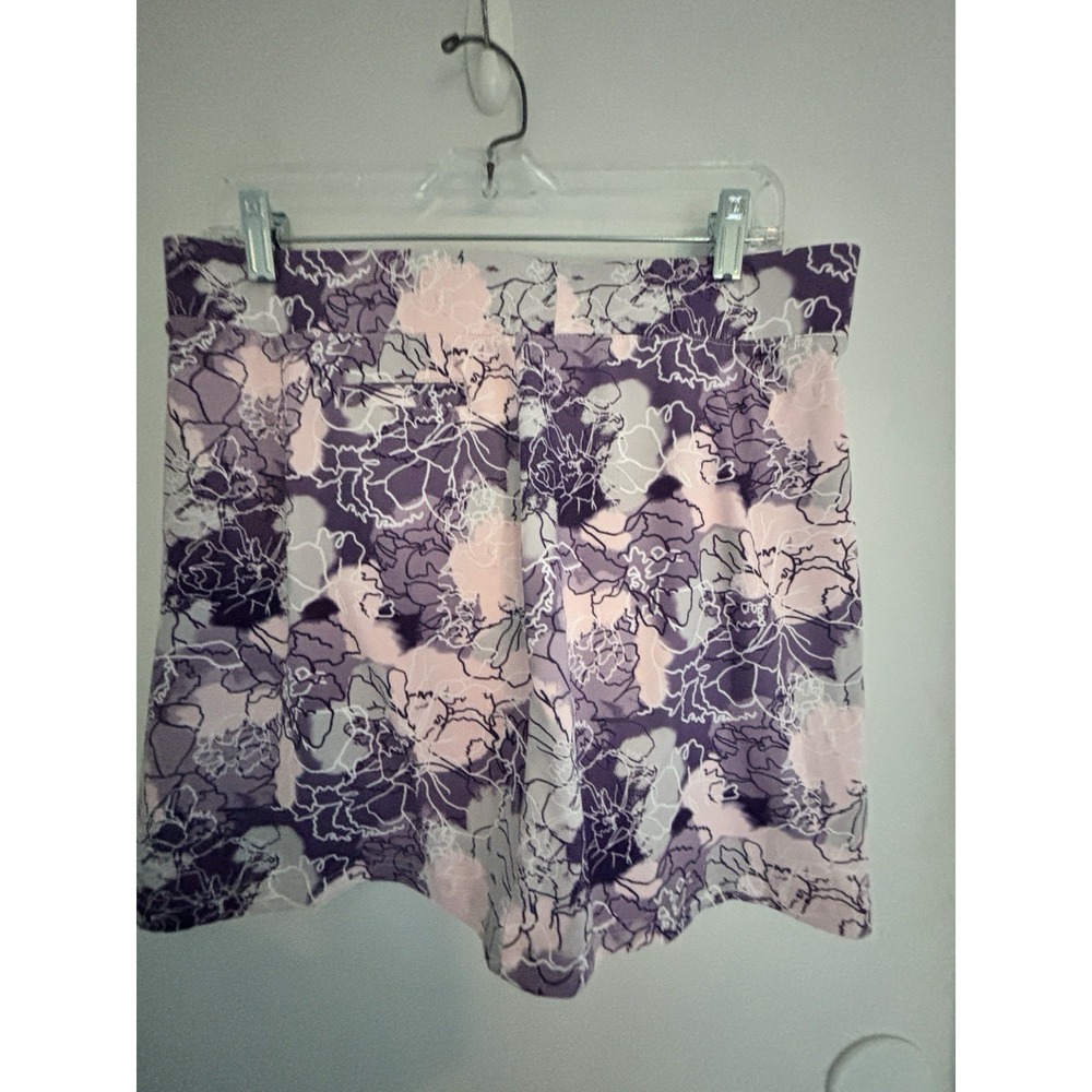 Pebble Beach Golf Tennis Large Pink Lavendar Skort Dry Luxe Performance 33x17